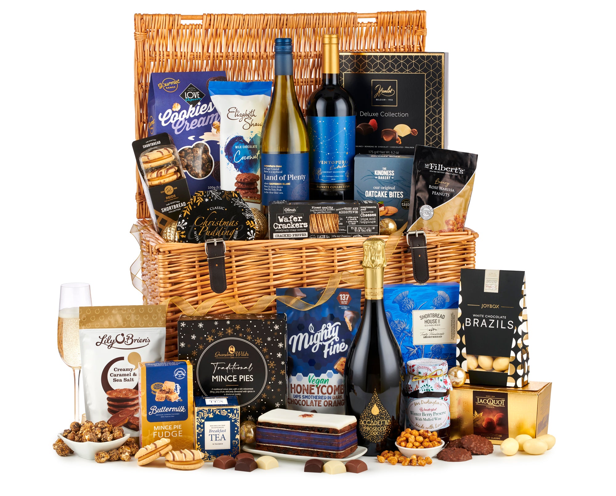The Excelsior Prosecco, Red & White Wine Gift Hamper Spicers of Hythe