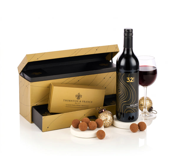 Luxury Red Wine & Truffles Gift